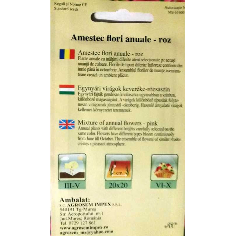Amestec flori roz