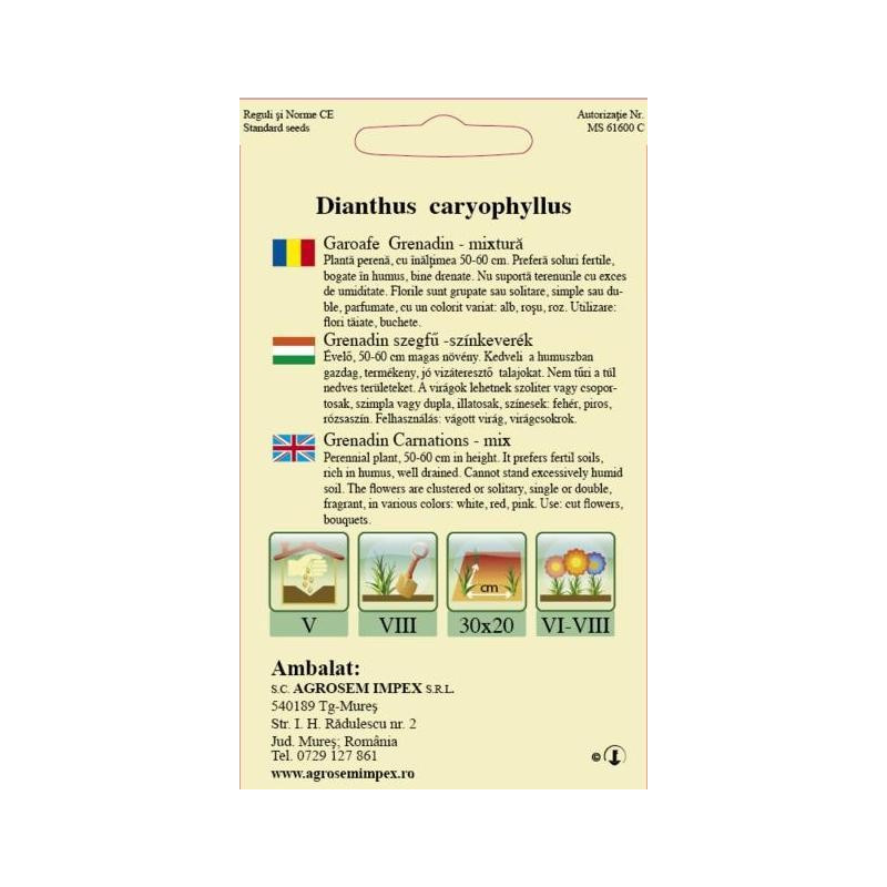 seminte garoafe grenadin