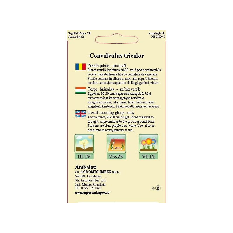 seminte zorele pitice mix