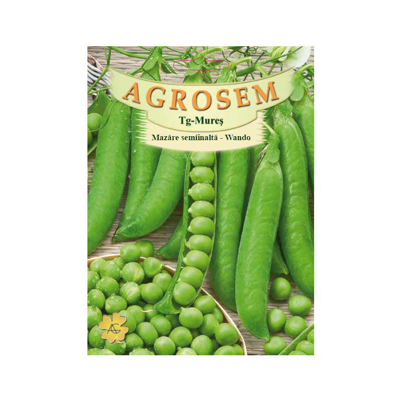 Seminte de Mazare semiinalta Wando 100 g - AS - Pisum sativum