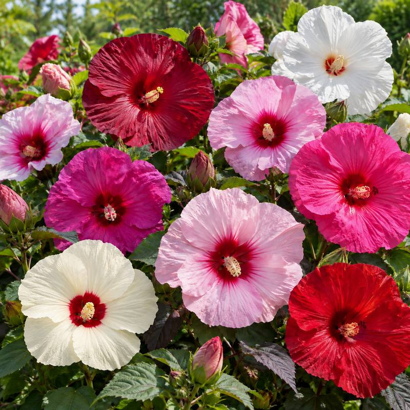 hibiscus pachet 4 plante