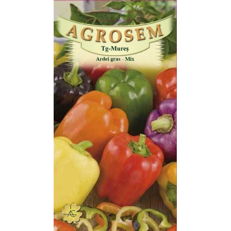 Ardei gras mix seminte - Capsicum annuum mix