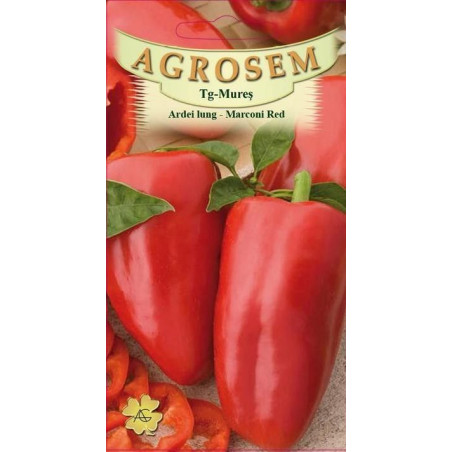 Ardei lung seminte - Capsicum annuum Marconi Red