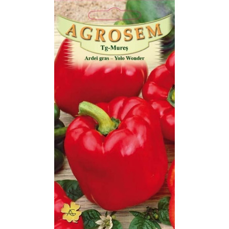 Ardei gras seminte - Capsicum annuum Yolo Wonder