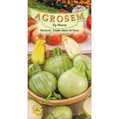 Dovlecel seminte - Cucurbita pepo Tondo chiaro di Nizza