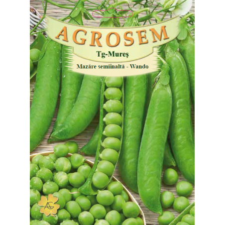 Seminte de Mazare semiinalta Wando 100 g - AS - Pisum sativum